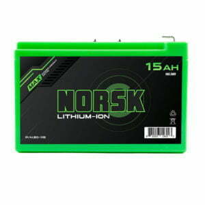 15ah Norsk Lithium Battery - Front