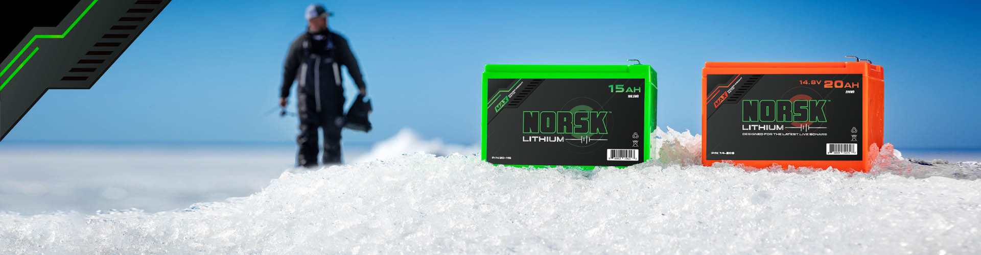 Norsk Lithium Ice Fishing Lithium Batteries