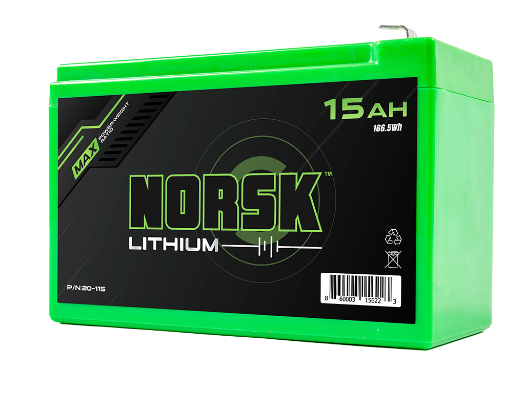 Norsk 15 Ah Lithium Battery 3 4 Product Photo