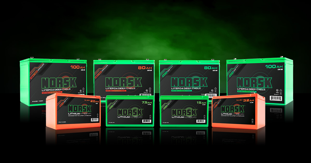 Norsk Lithium Product Line Up of Lithium Batteries - Best lithium battery