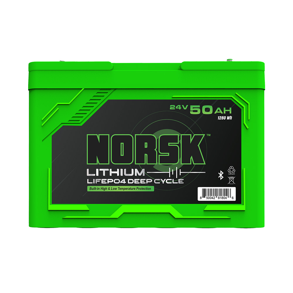 50AH 24V Lithium Battery LiFePO4 - Guardian - Norsk Lithium