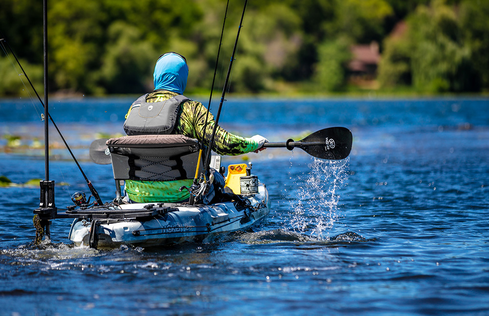 Norsk litium powering a live imaging in a kayak