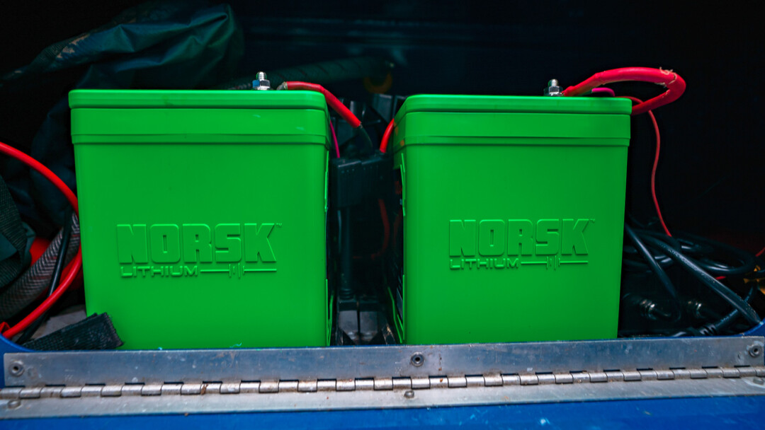 Norsk Lithium 100Ah Batteries installed in a boat 1920X1080 Norsk Lithium 100Ah Batteries installed in a boat 1920X1080