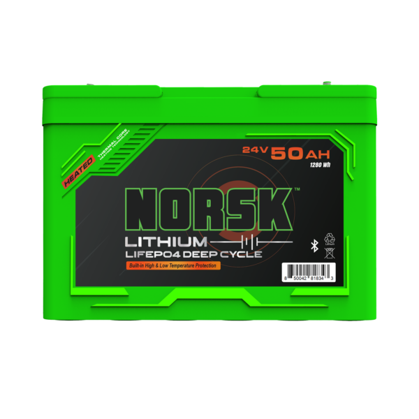50AH 24V HEATED NORSK LITHIUM BATTERY PN23 245H