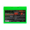 Rear view of Norsk Lithium 12V 105Ah heated lithium deep cycle marine battery