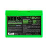Rear view of Norsk Lithium 12V 120Ah LiFePO4 deep cycle battery