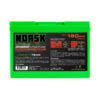 Rear view of Norsk Lithium 12V 180Ah heated marine cranking battery