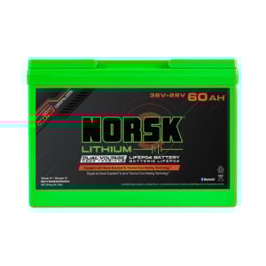 36V + 28V 60AH DUAL VOLTAGE HEATED LiFePO4 Lithium Battery
