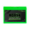 Front view of 16V 75Ah LiFePO4 lithium deep cycle battery by Norsk Lithium