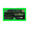Top terminals of the 16V 75Ah LiFePO4 lithium deep cycle battery