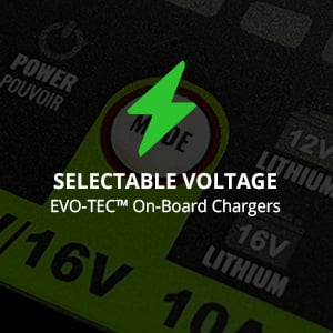 Norsk Lithium EVO TEC Advanced Features Selectable Voltage