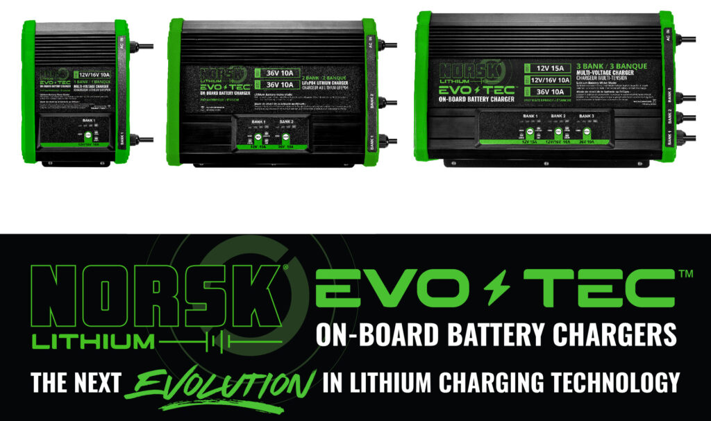 Norsk Lithium Evo Tech Onboard Lithium battery charger 9