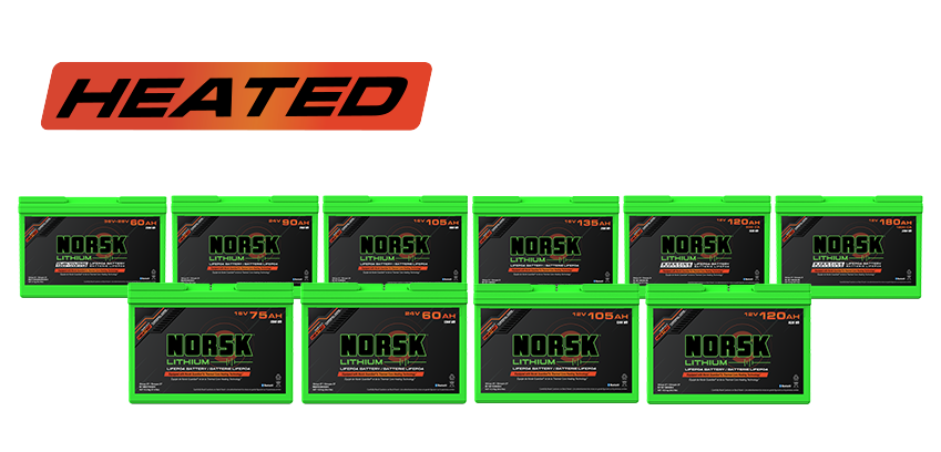 Norsk Lithium Heated Battery Line up with TCHT Icon 24