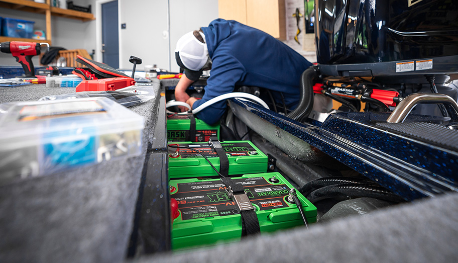 Installing Norsk Lithium Batteries in a Phoenix 819 Pro Bass Boat