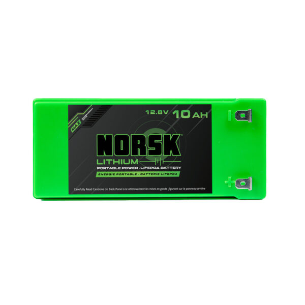 12.8V 10Ah Lithium Battery with Charger - Norsk Lithium - Image 2