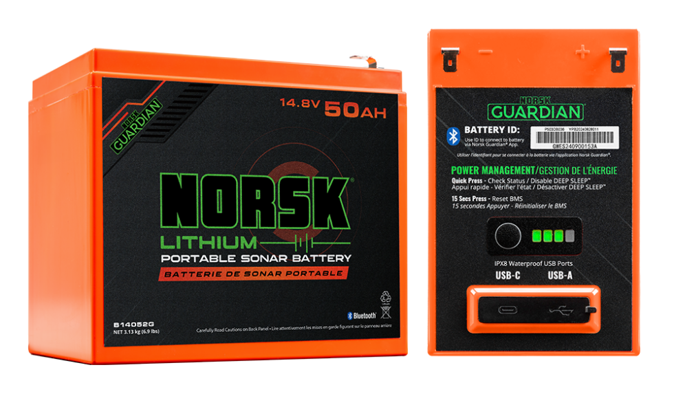 14.8V Batteries Designed for Livescope Norsk Lithium