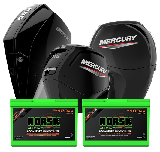 Norsk Lithium Starting Battery for Mercury Outboards Norsk Lithium Starting Battery for Mercury Outboards