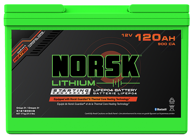 12V 120AH Norsk Lithium Starting Battery Product Photo