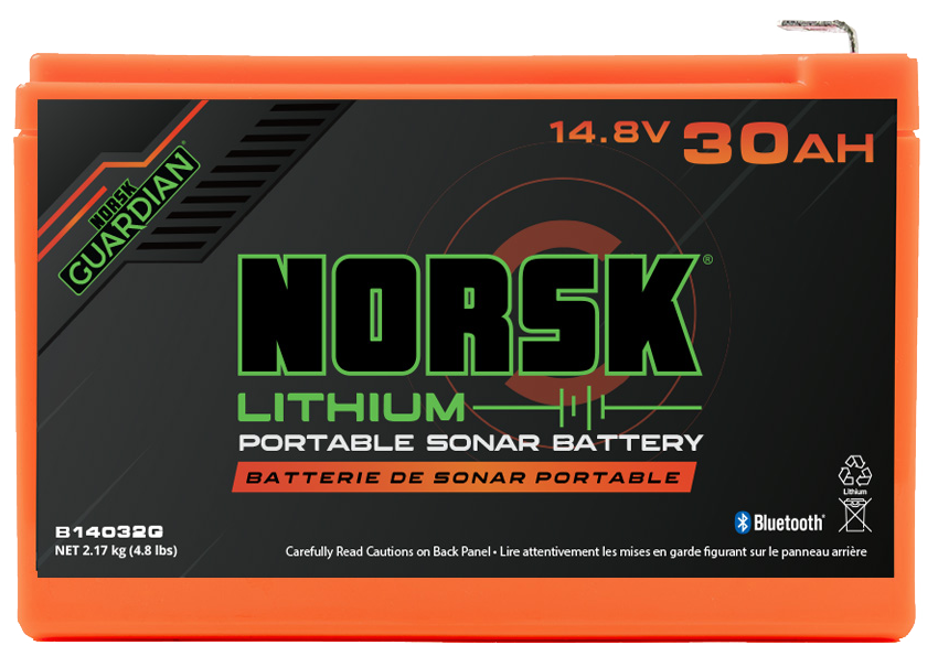 14.8V 30AH Norsk Lithium Portable Sonar Battery With Guardian App Bluetooth Connection 1