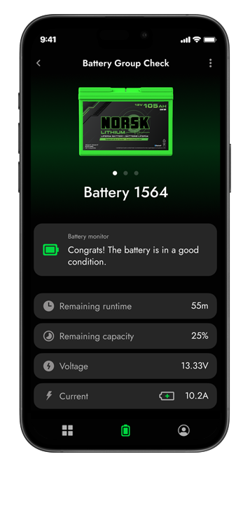 CHECK A BATTERY WITHIN A GROUP 2 Norsk Guardian App