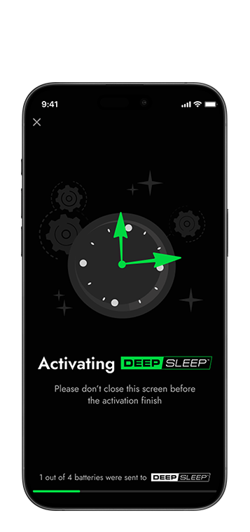 GROUP ACTIVATION Deep Sleep™ will Start Activation