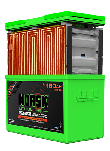 Norsk Lithium 180Ah LIthium Starting Battery - with Thermal Core Heating Technology - 3-4 - 366X505pxv2 Norsk Lithium 180Ah LIthium Starting Battery with Thermal Core Heating Technology 3 4