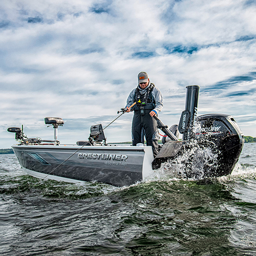 Jason Mitchell Back Trolling In Crestliner Tiller
