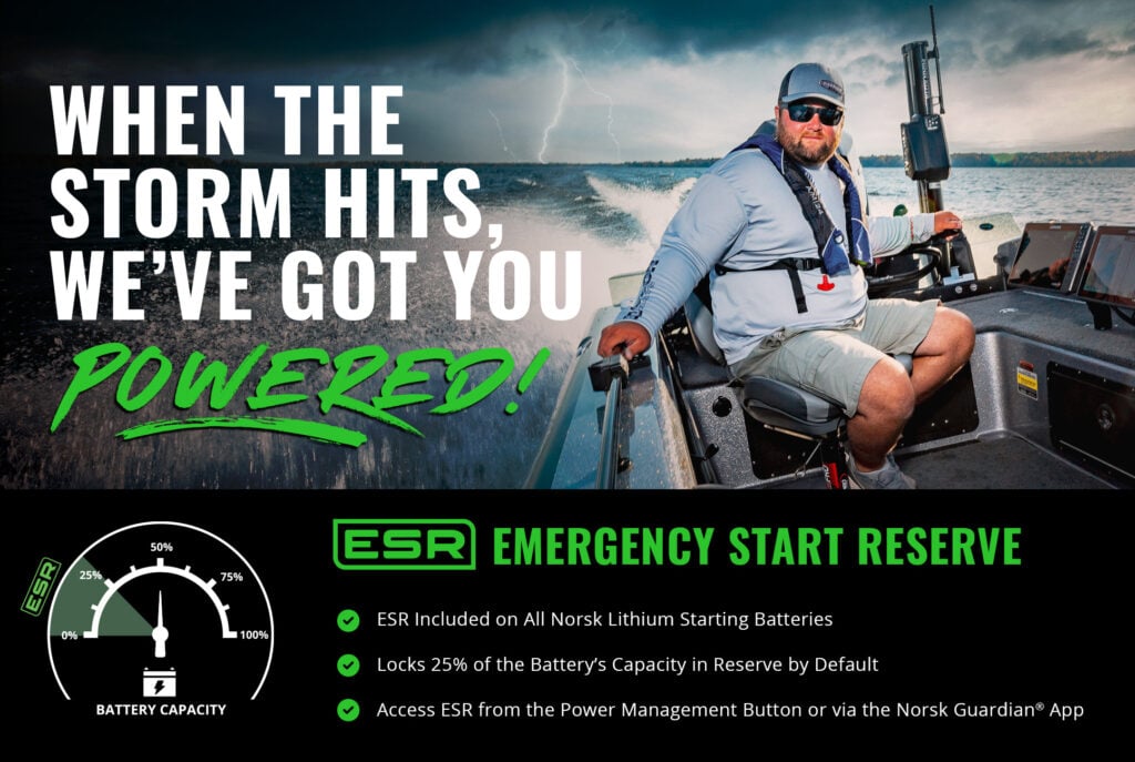 When The Storm Hits Weve Got You Powered Graphic Emergency Start Reserve Norsk Pro Staff Jake Caughey