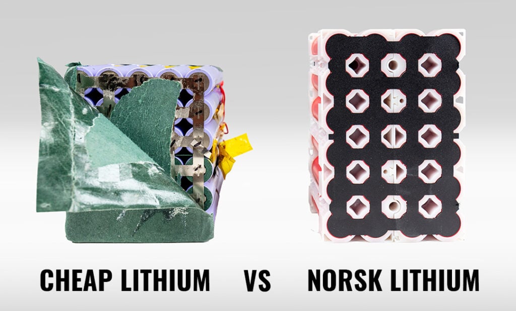 Cheap Lithium VS Norsk Lithium Power Your Ice Electronics