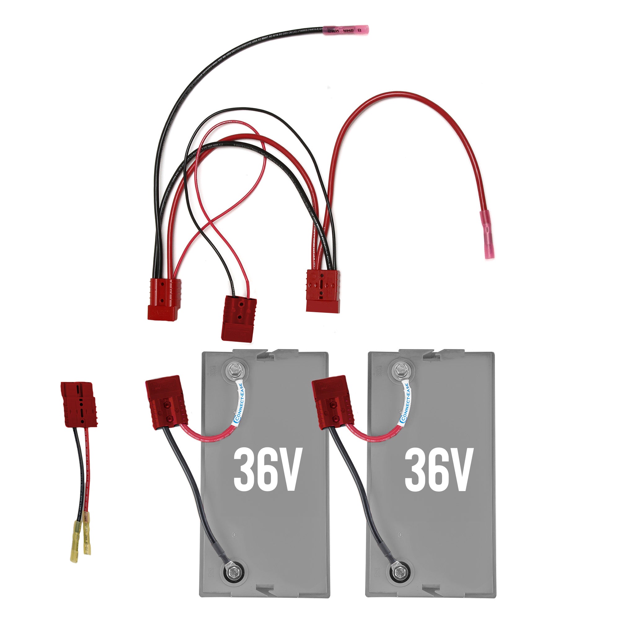 "Double Time" 36V Parallel Kit for (2) 36V Batteries With On-Board Charging
