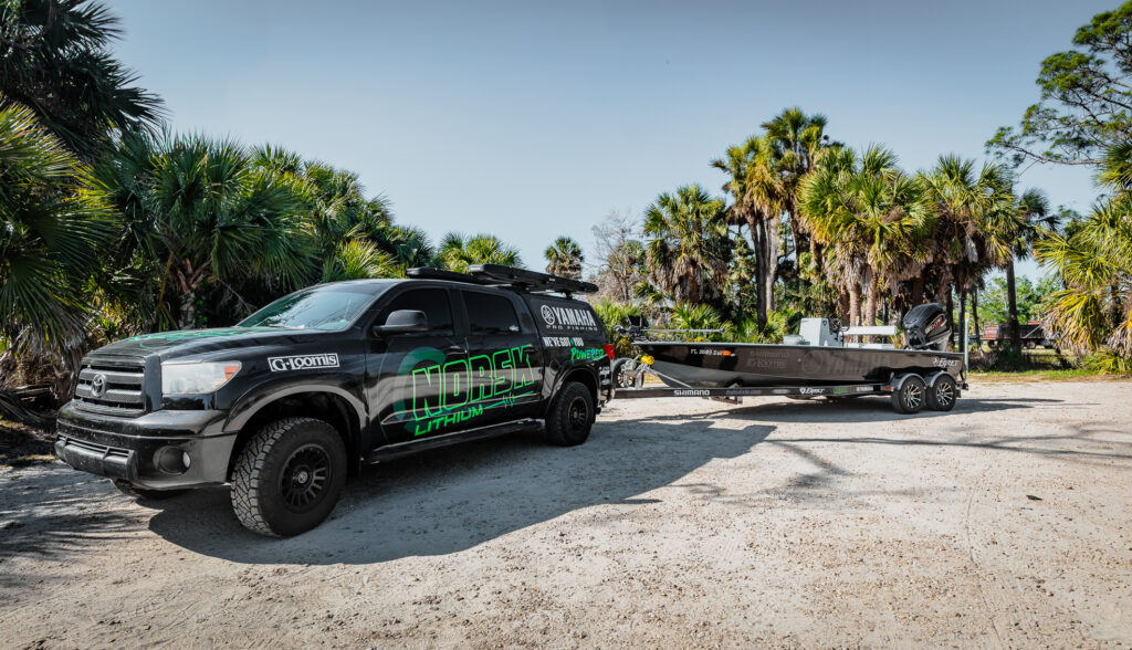 Chris Cenci Inshore fishing rig powered by Norsk Lithium Web