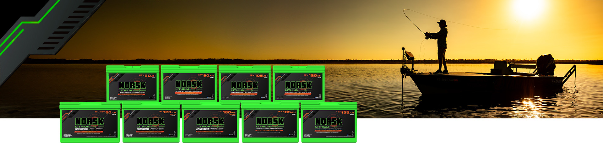 Norsk Lithium Ice Fishing Lithium Batteries