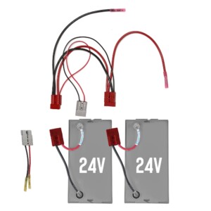 “Double Time” 24V parallel kit for (2) 24V batteries with On-Board Charging