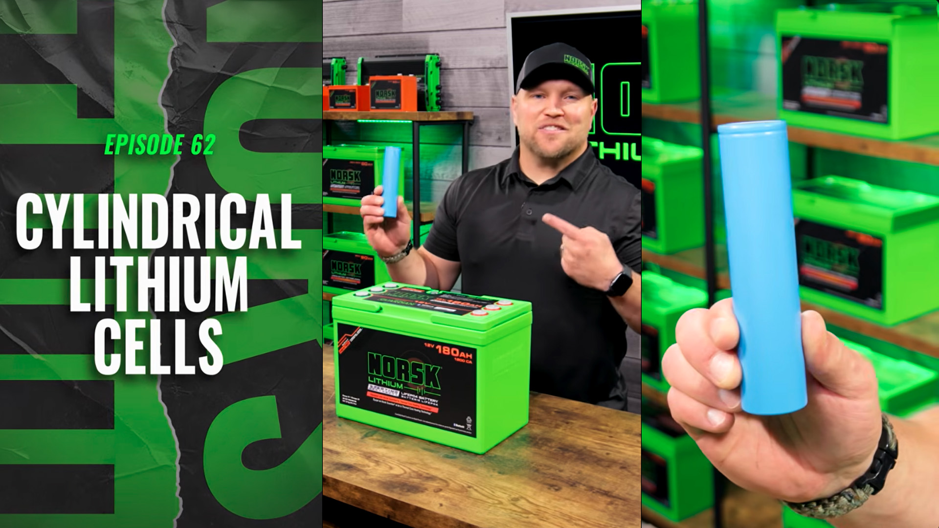 Cylindrical Lithium Cells Horizontial Thumbnail