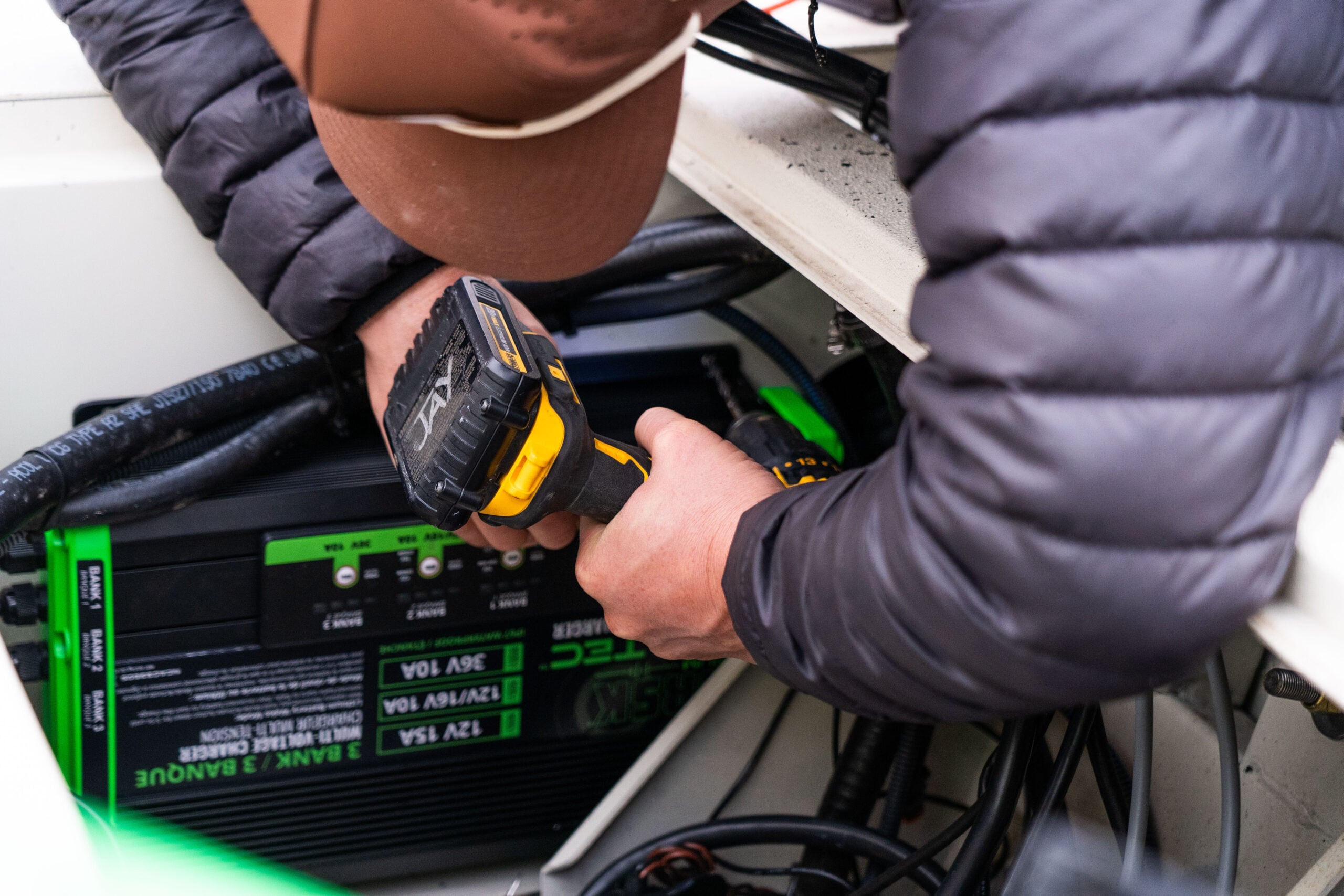 Installing a Norsk EVO-TEC charger in a boat